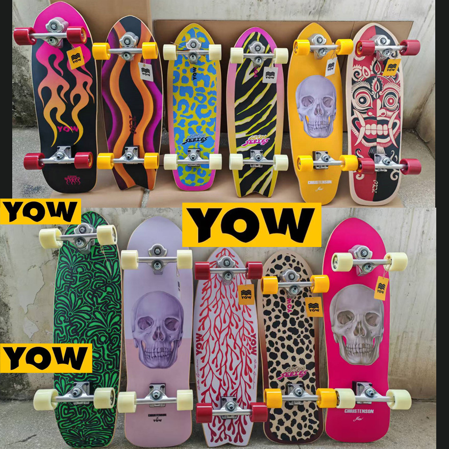 Skateboard Complete Deck - YOW Land Surf Skateboard Longboards ganze