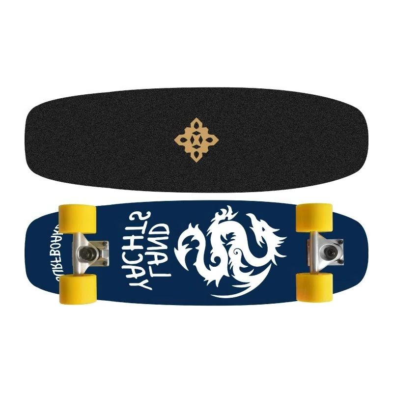 Skateboard Complete Deck - Deep Concave Deck Surfskate Board, Land