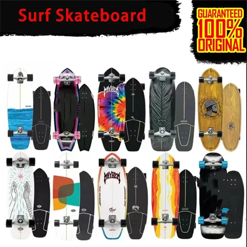 Skateboard Complete Deck - Surf Land Skateboard CX4 CX7 Ahorn